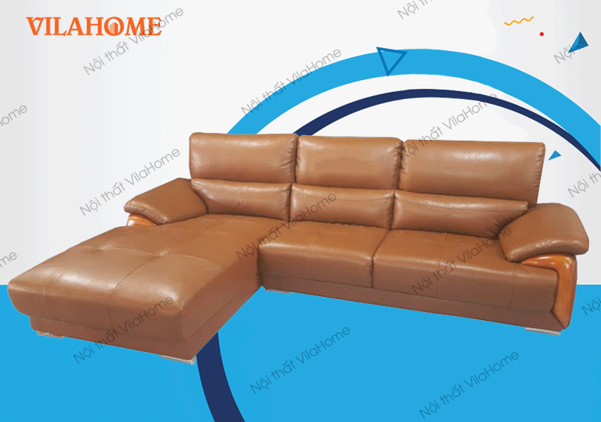 Bộ góc phải sofa da nhập - NK01