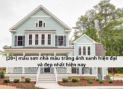 [20+] mẫu sơn nhà màu trắng ánh xanh hiện đại và đẹp nhất hiện nay