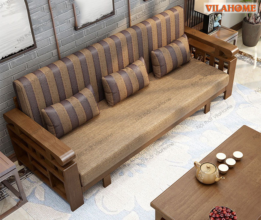 Địa chỉ mua sofa giường bằng gỗ tự nhiên chất lượng cao Hà Nội