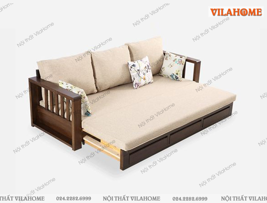 sofa giường gỗ đẹp