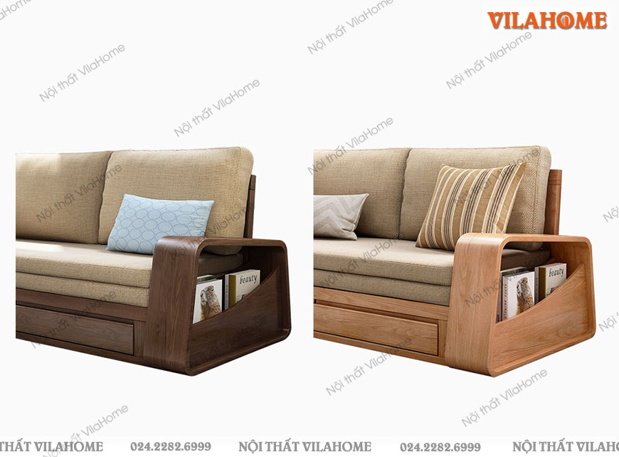 Mẫu sofa giường gỗ đẹp G905