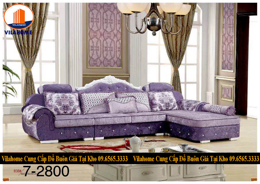 Ghế sofa thiết kế tân cổ điển sang trọng, bắt mắt