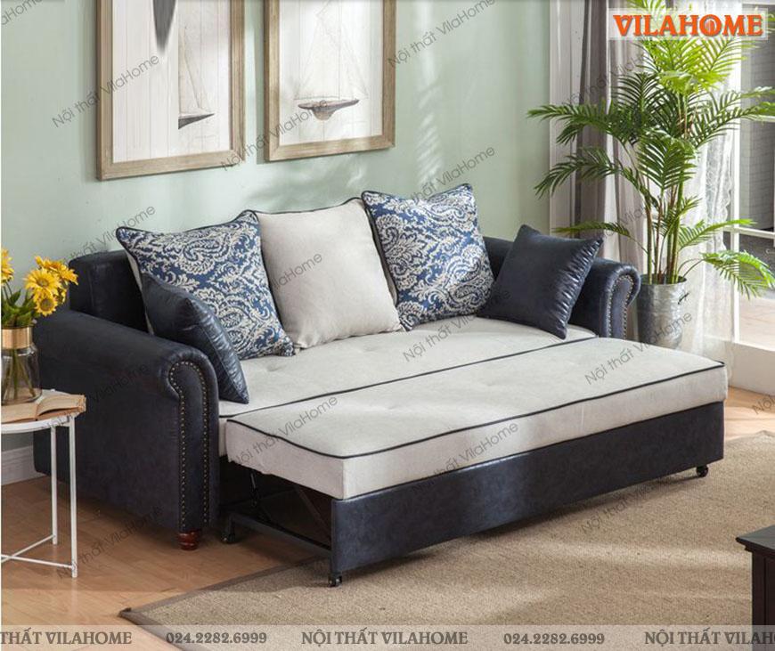 Sofa tân cổ điển kéo ra thành giường có giá thành cao hơn các dòng sofa thường 