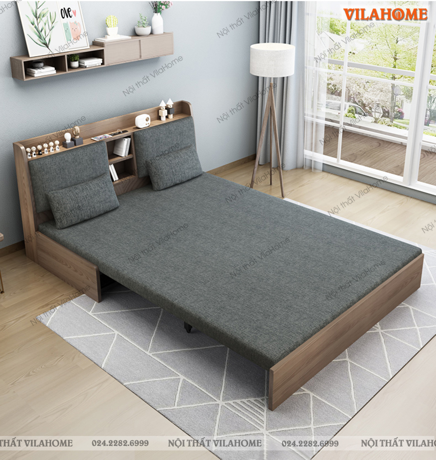 Sofa giường gỗ thanh lý