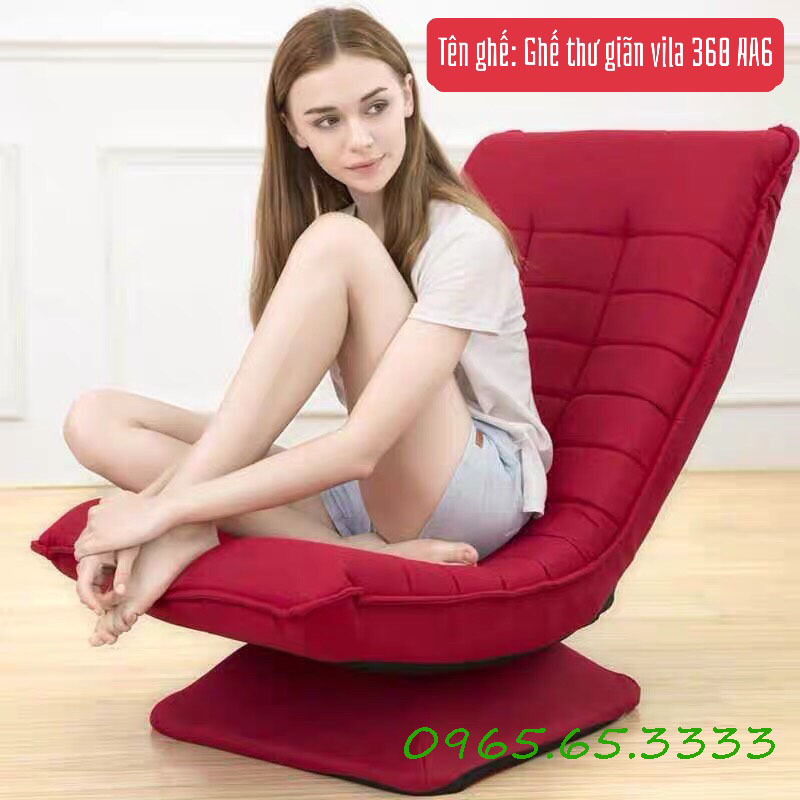 ghế sofa thư giãn Vila 360 AA6 màu đỏ trẻ trung cá tính