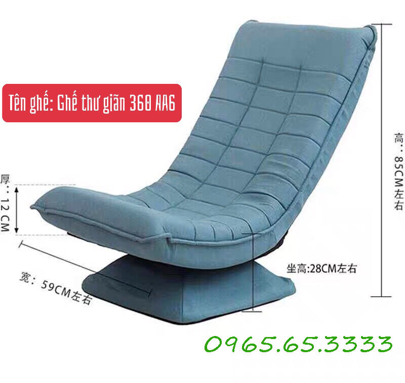 Ghế sofa thu giãn Vila 360 AA6 xoay 360 độ gật gù góc 90 độ 