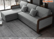 Sofa làm giường góc chữ L tiết kiệm không gian