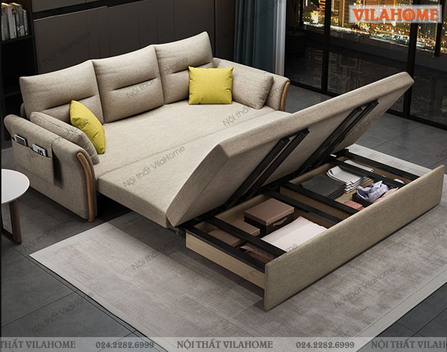 ghế sofa xếp thành giường ngủ tiện nghi, nhiều mẫu mới nhất năm 2021