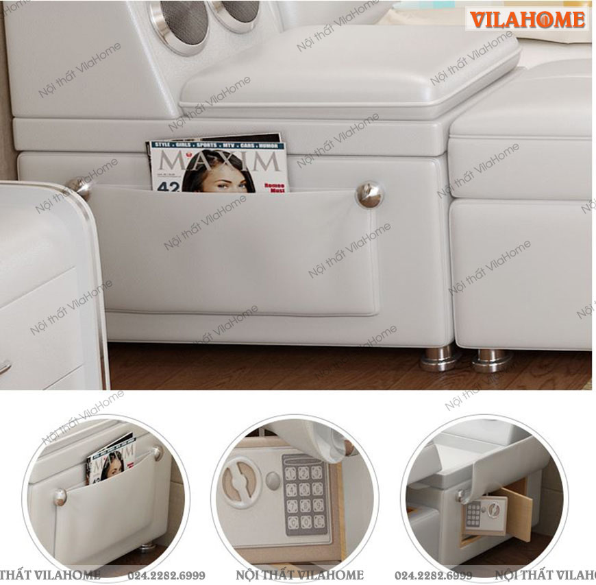 Giường ngủ đa năng Tatami GM22 có két sắt tiện lợi 
