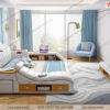 Giường ngủ Tatami có ghế massage hàng nhập khẩu GM21 tại Vilahome