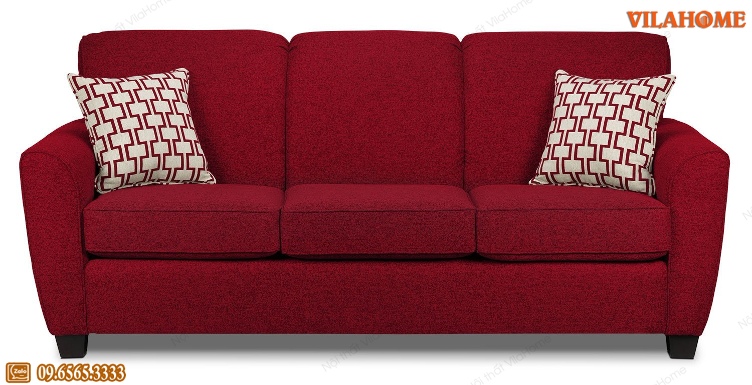 sofa đỏ đậm