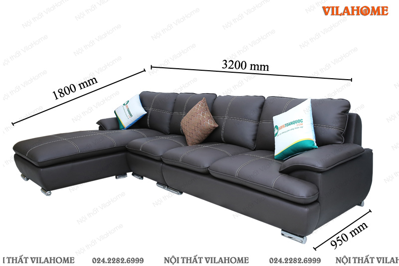 kích thước sofa phòng khách