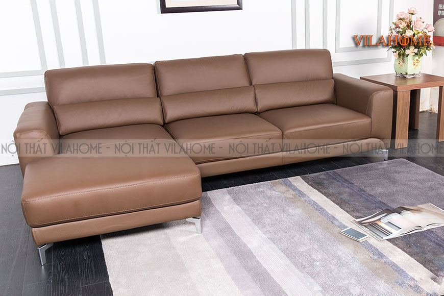 sofa cao cấp màu nâu hình mẫu chuẩn 100%