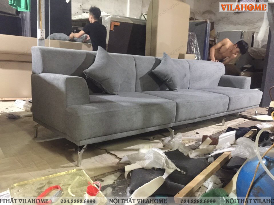 Sofa nhập khẩu Malaysia màu xám