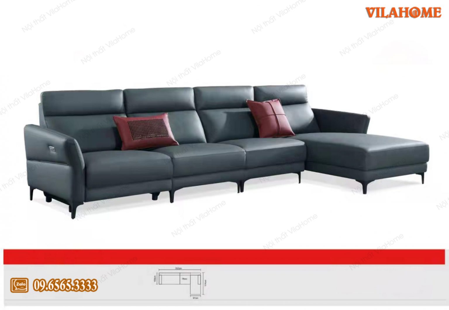 thiết kế sofa 2m2