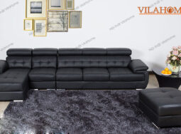 834 – Sofa Phòng Khách màu đen 3.2m x 1.8m