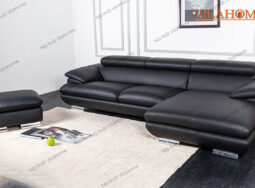 832 – Sofa Phòng Khách màu đen hiện đại 2.6m x 1.6m