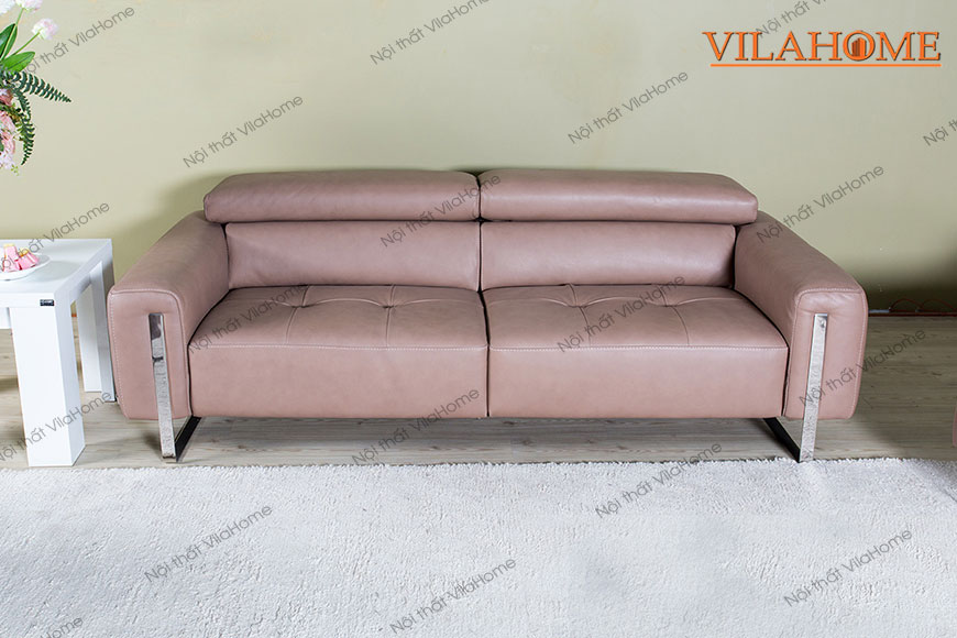 Sofa văng đẹp màu hồng hai đôi một ghế đơn hiện đại