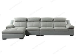 GD104 – Sofa góc vuông đẹp màu ghi ánh nâu 1m6 x 1m6