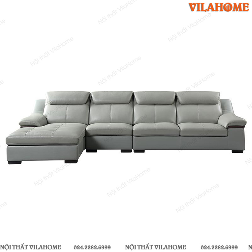 Sofa góc vuông đẹp màu ghi ánh nâu 1m6 x 1m6