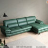 GDF133 2 ghe sofa phong khach dep goc da mau xanh luc goc l kich thuoc 3m