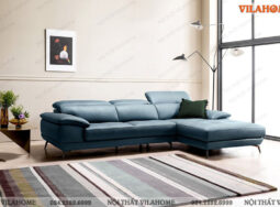 GDF120 – Ghế sofa phòng khách màu xanh dương đậm