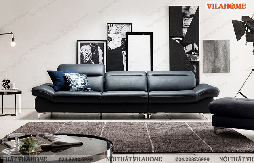 BST mẫu ghế sofa màu đen đẹp sang trọng nhất hiện nay
