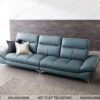 sofa văng da màu xanh ngọc kích thước 3,0m