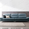 sofa văng da màu xanh ngọc ba chỗ dài 3m