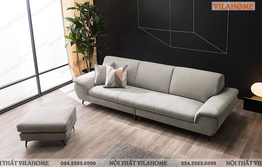 Sofa văng ba chỗ màu trắng đơn giản hiện đại