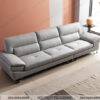 Sofa văng màu xanh ghi nhạt dài 3m