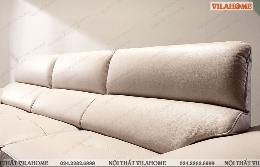 Sofa văng với thiết kế vát thuyền bên tay vịn