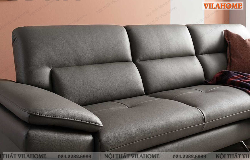 Mẫu sofa văng dài tay vịn 2 lớp dày dặn