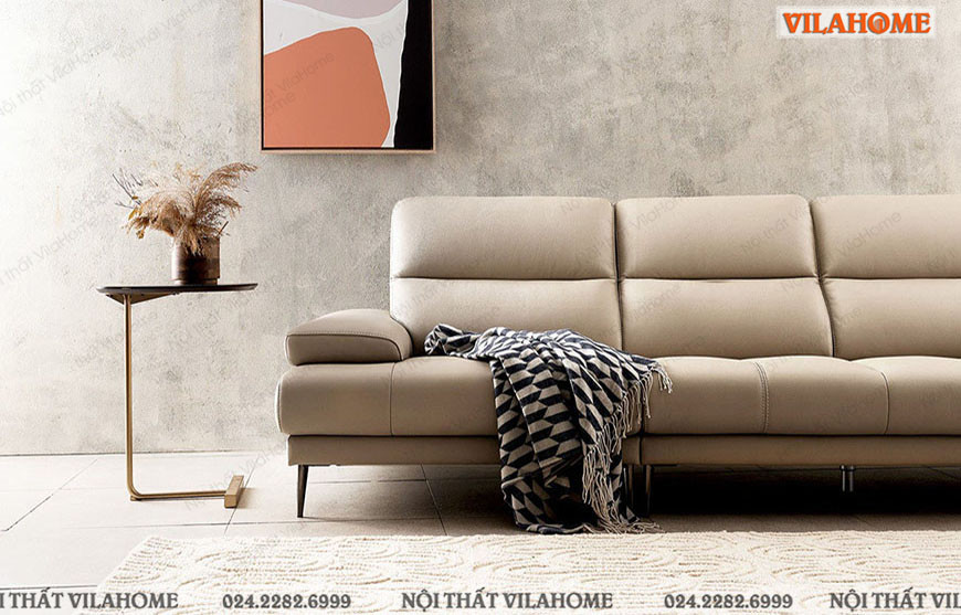 Mẫu ghế sofa văng đẹp màu trắng thiết kế Châu Âu