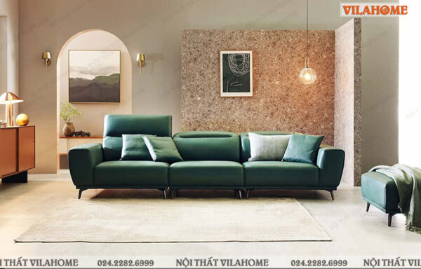 Sofa văng màu xanh lá kiểu Bắc Âu