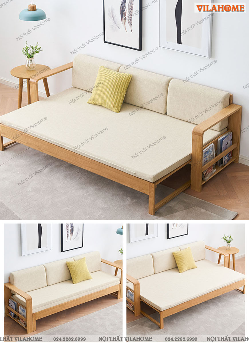 sofa giường giá rẻ bọc vải
