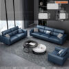 Bộ sofa phòng khách văng 123 xanh sẫm đẹp