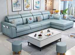GDF157 – Mẫu sofa phòng khách hiện đại góc chữ L chân thấp