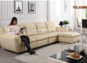 Sofa góc da dài 2m8