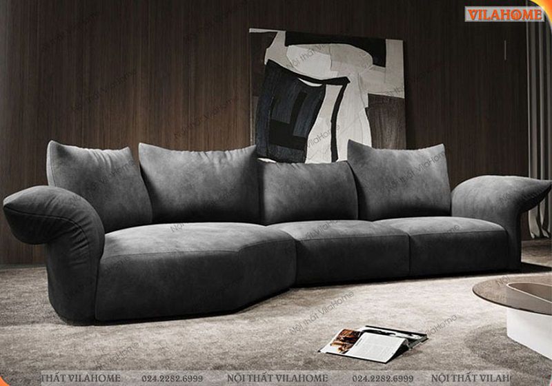 Sofa vải hiện đại thiết kế mới lạ