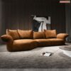 Sofa vải hiện đại màu da bò độc đáo