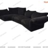 Sofa vải thiết kế mới màu đen