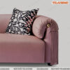 Sofa phòng khách bọc da màu hồng PK821