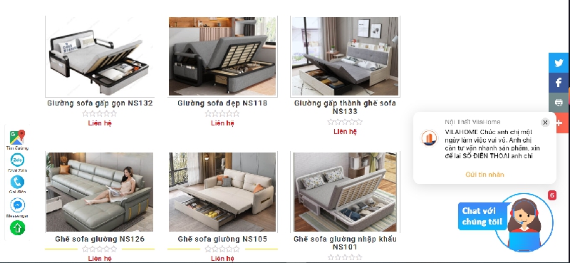 Vô vàn các mẫu sofa giường Nha Trang độc đáo cho khách hàng lựa chọn