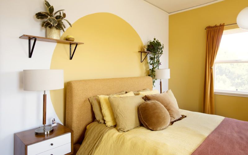 Phòng ngủ có màu vàng