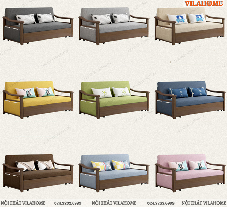 Sofa giường gỗ đẹp cao cấp NG123