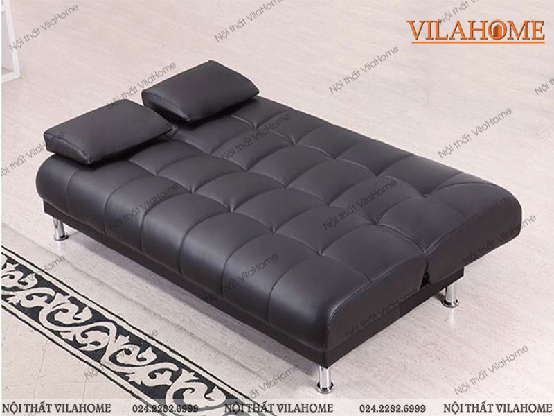Mẫu sofa giường màu đen mã 1563