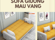 Sofa giường màu vàng
