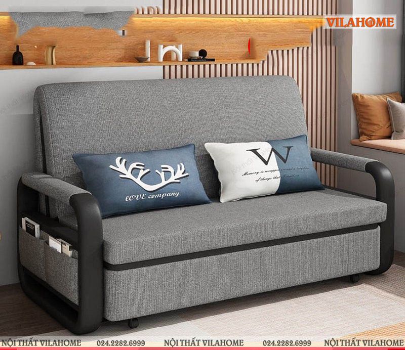 Mẫu 2: Sofa giường Nghệ An gập hiện đại - NS118