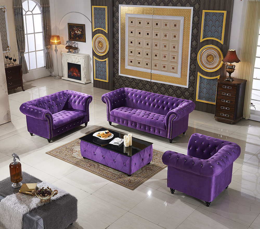 Sofa màu tím